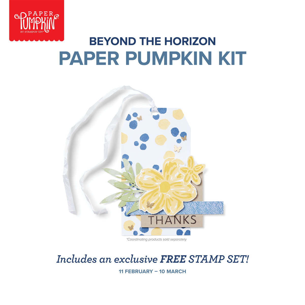 Subscription Reminder March Paper Pumpkin Kit Beyond The Horizon