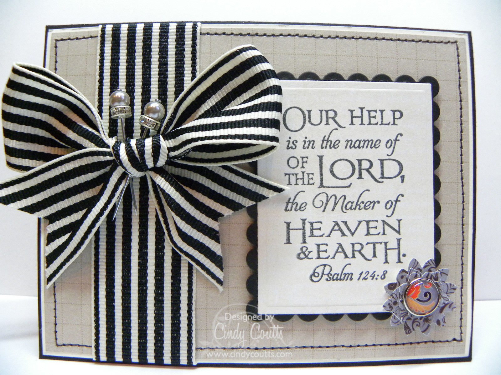 Our Help, Psalm 124:8 - Cindy B Designs