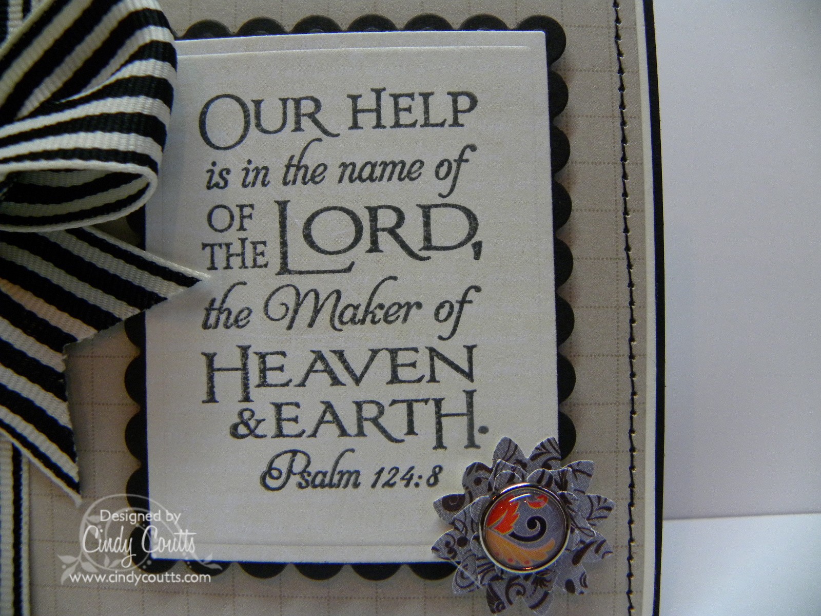 Our Help, Psalm 124:8 - Cindy B Designs