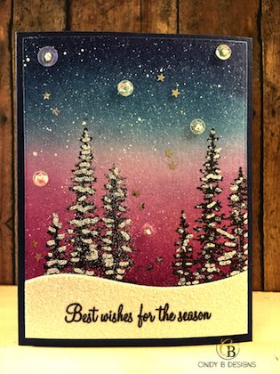 New Handmade Holidays 2016 Series by Cindy B Designs + Card #1 Galaxy ...