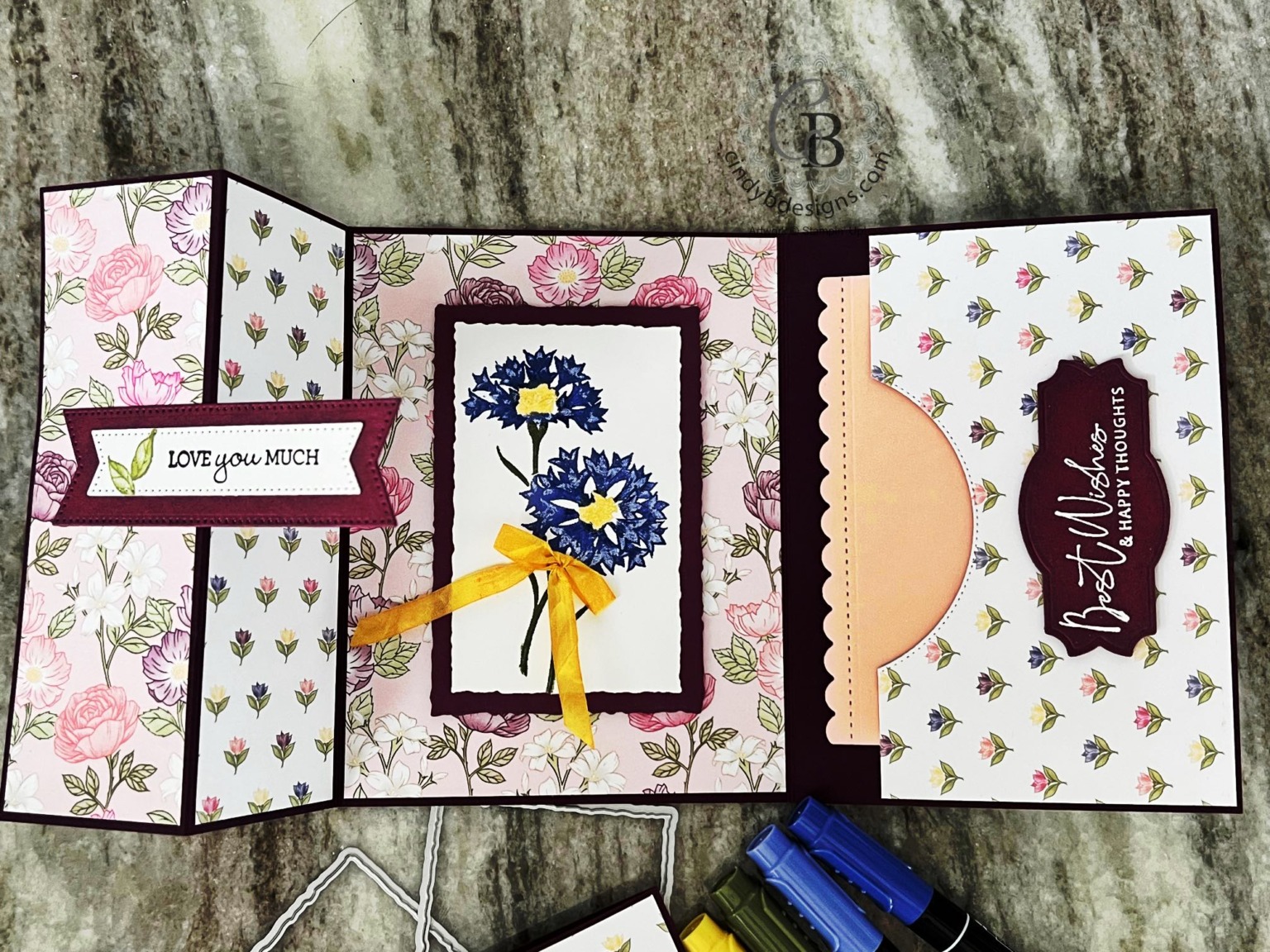 Make the Cards Challenge #58: Fancy Fold aka Fun Fold Cards - Cindy B ...