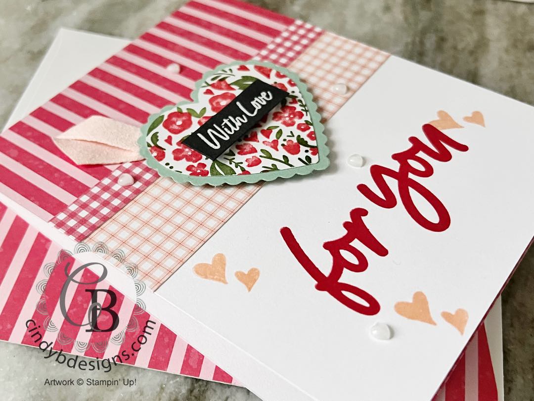 Stamped Sophisticates: Start your Valentine cards with Stampin' Up Country  Floral Lane Suite